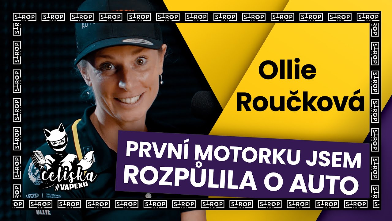 První motorku jsem rozpůlila o auto | Ollie Roučková | Celiska #vApexu