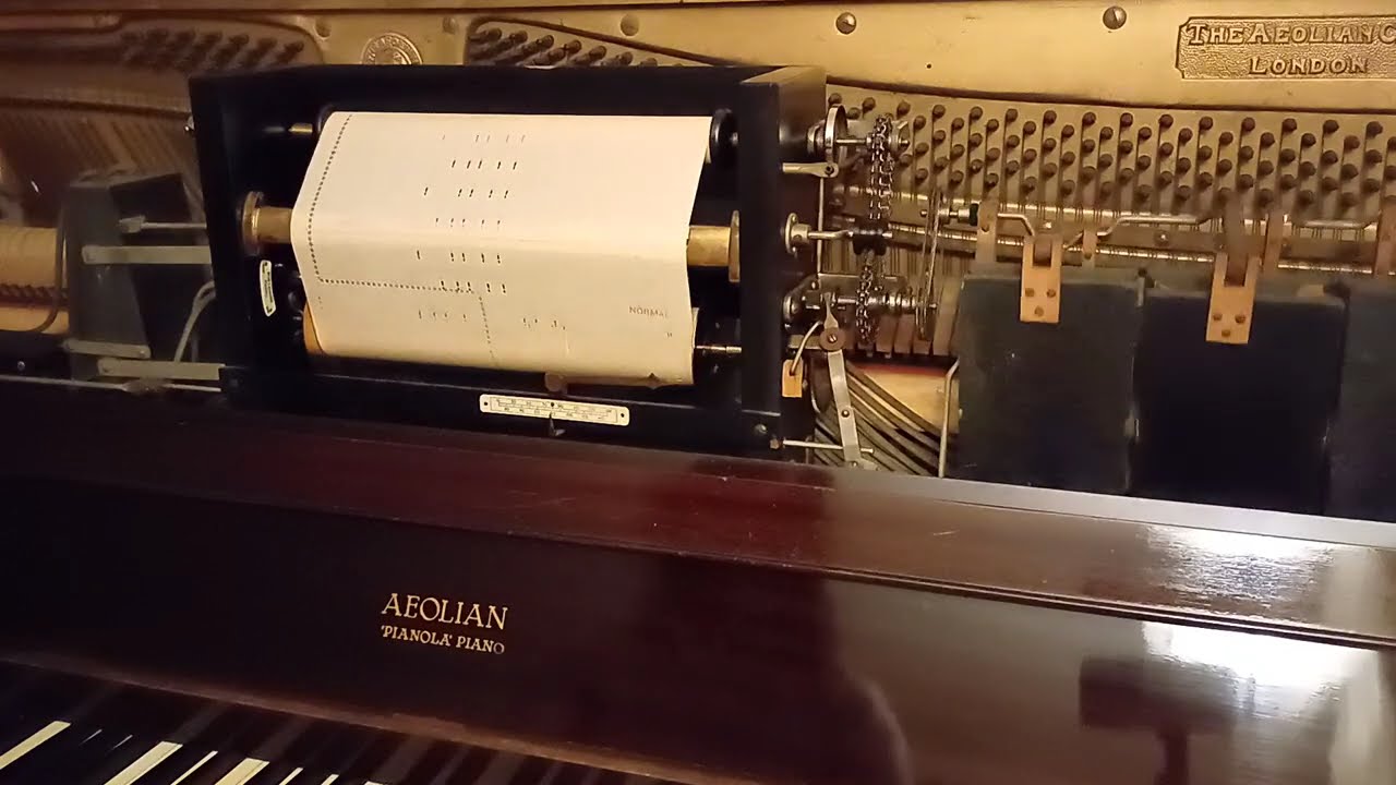 Carmen Overture played on a 1920s Aeolian pianola (player piano)