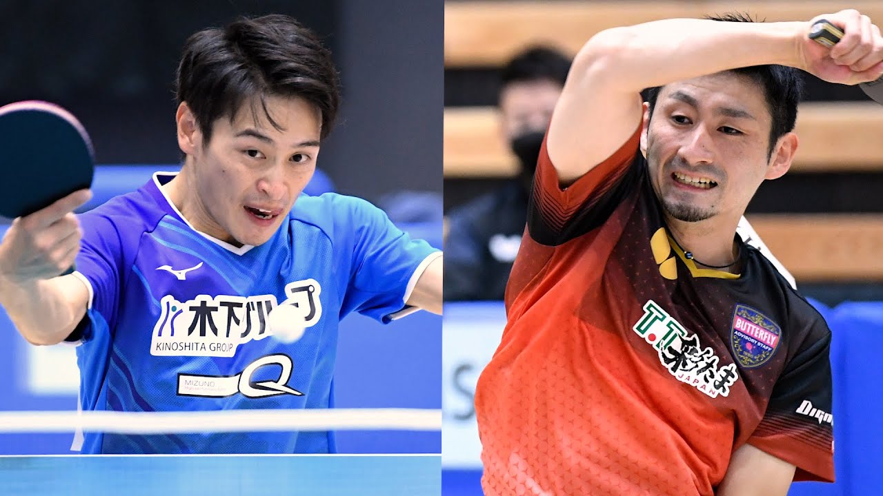2022年全日本社会人卓球選手権大会｜男子シングルス 決勝 大島祐哉 対 上田仁