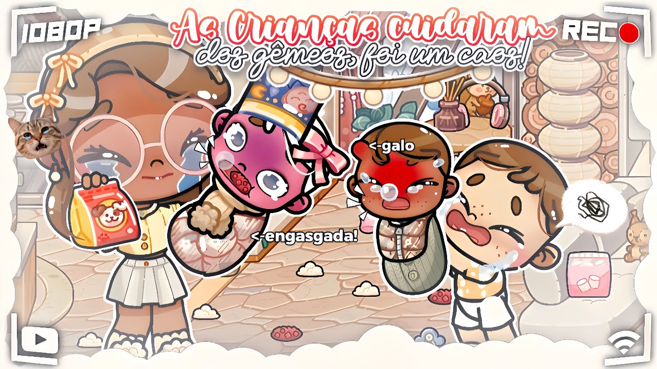 *AESTHETIC CAÓTICO* AS CRIANÇAS CUIDARAM DOS GÊMEOS, FOI UM CAOS!😭💔|| *VOICED🎙️* || AVATAR WORLD
