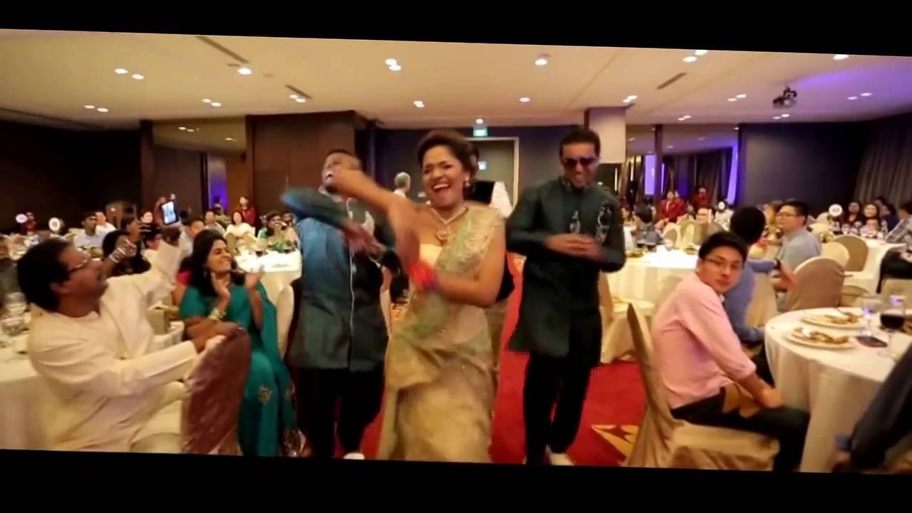 Best Wedding Entrance in Singapore ¦ Gopi & Shalini Wedding Reception
