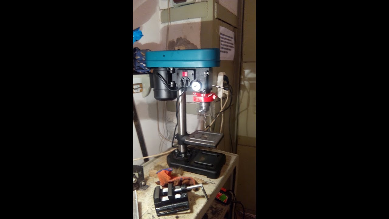 Сверлильный станок.EURO CRAFT DP 201\1550 W. Часть 2.