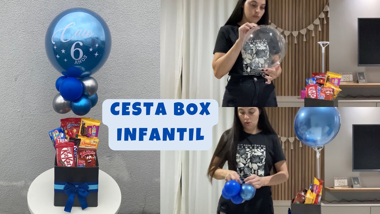 Montando cesta box infantil 