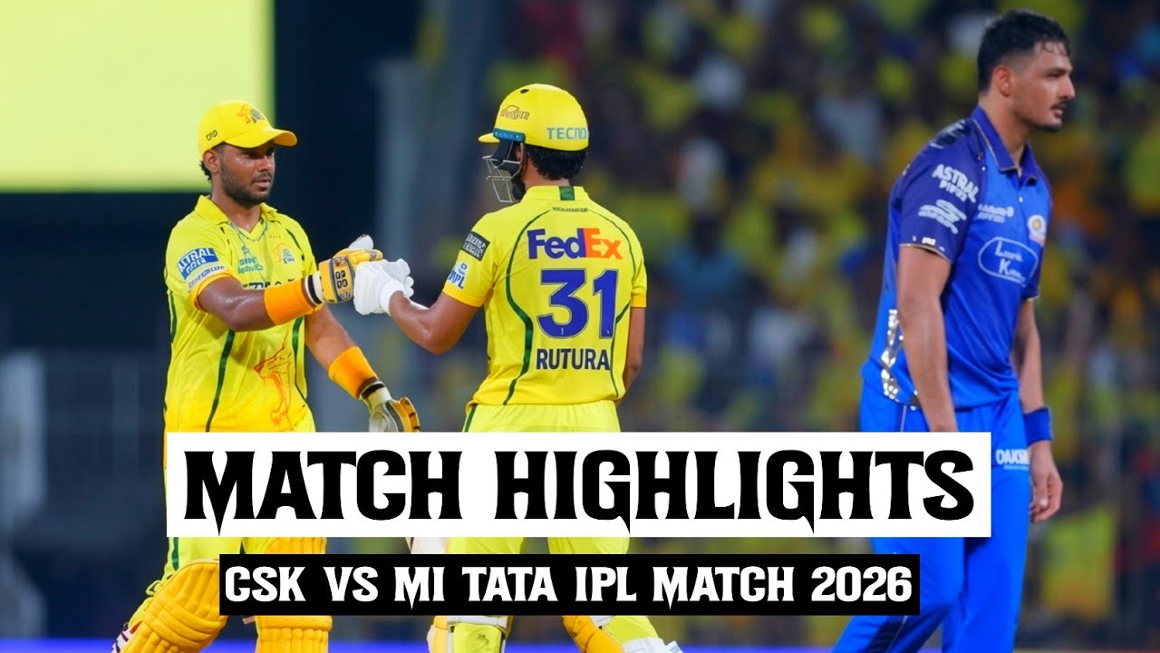 CSK 🆚 MI IPL 44th Match Highlights 2026 || MI 🆚 CSK Full Match Highlights ipl 2026 || CSK vs MI
