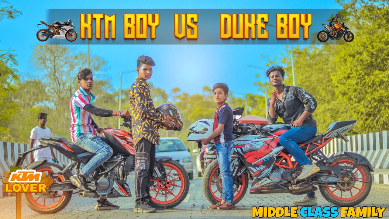 KTM BOY VS DUKE BOY |CHOTA BHAI VS BADA BHAI| KTM LOVER |WAQT SABKA BADALTA HAI |MIDDLE CLASS FAMILY