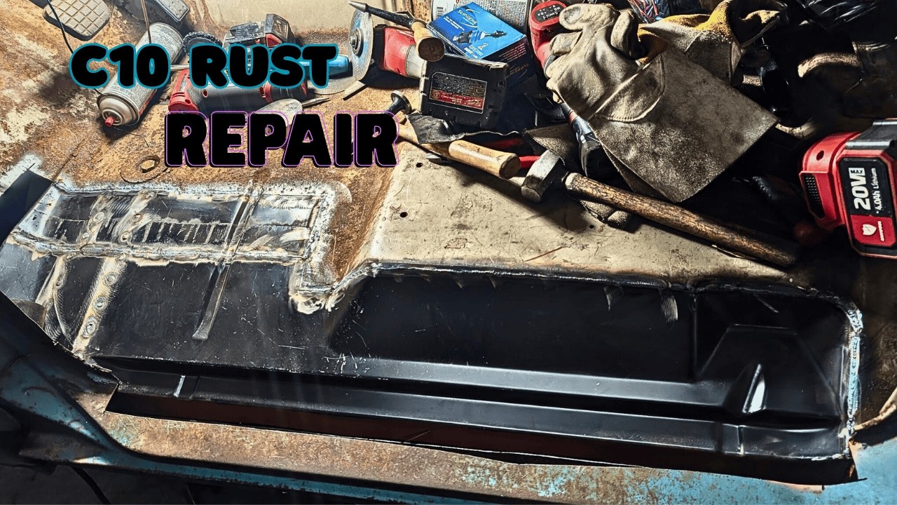 1963 GMC C10 Floor panel Rust repair!
