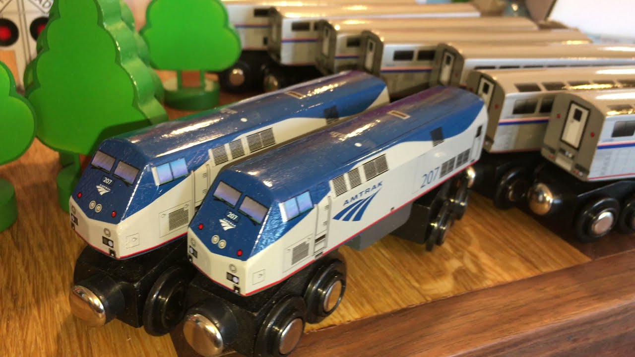 Amtrak Wooden Railway
