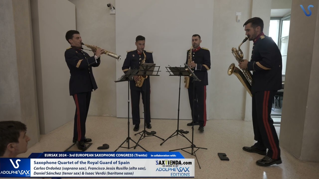 EURSAX 2024: Spanish Royal Guard Sax Quartet plays Danza Española: La vida Breve by Manuel de Falla
