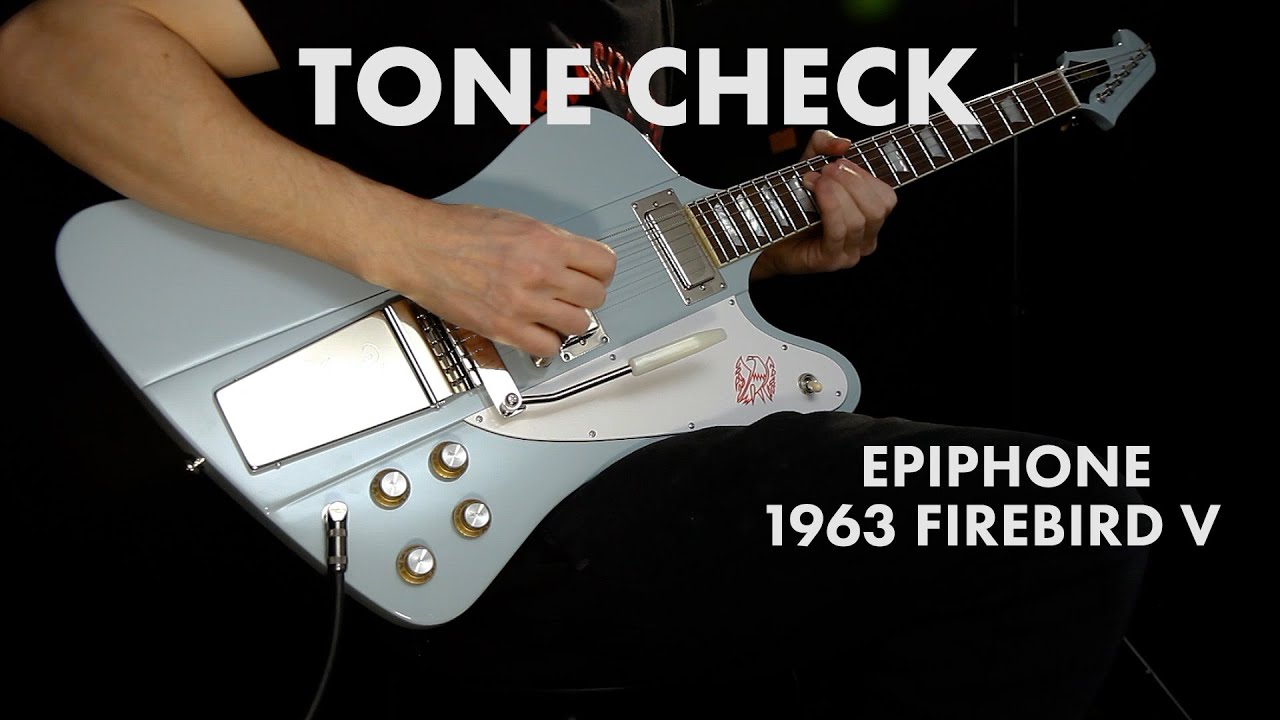 TONE CHECK: Epiphone 1963 Firebird V Guitar Demo | Cream City Music