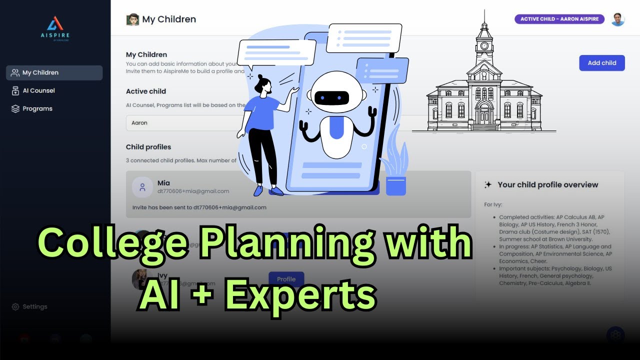 AI Assisted College Planning for Parents