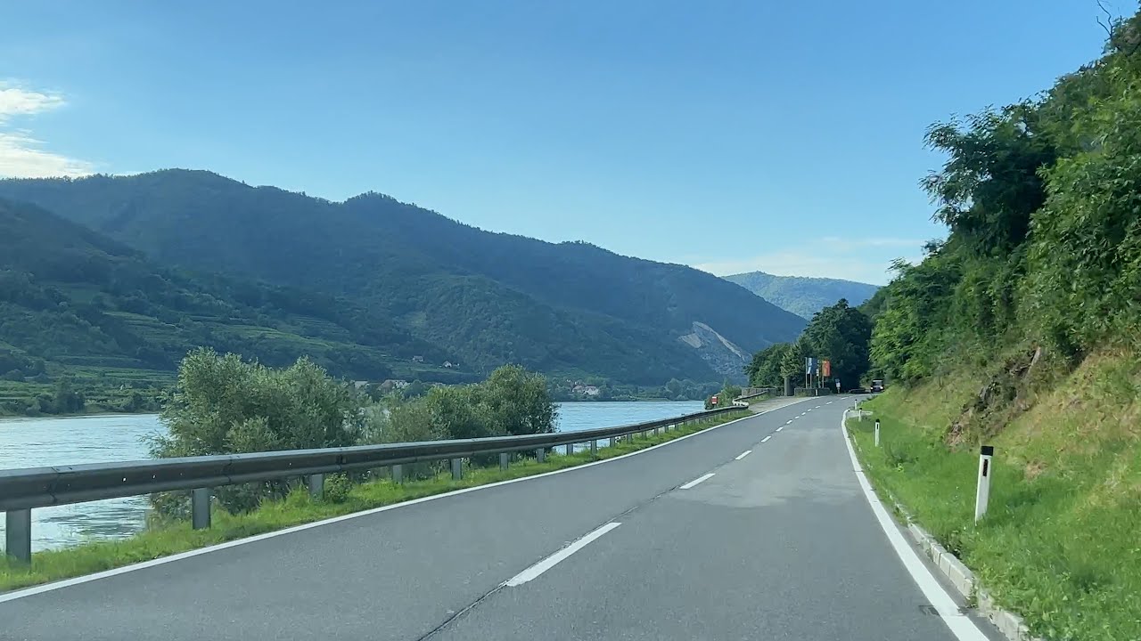 Driving along the Danube (Austria) [4K UHD] #danube #roadtrip #austria