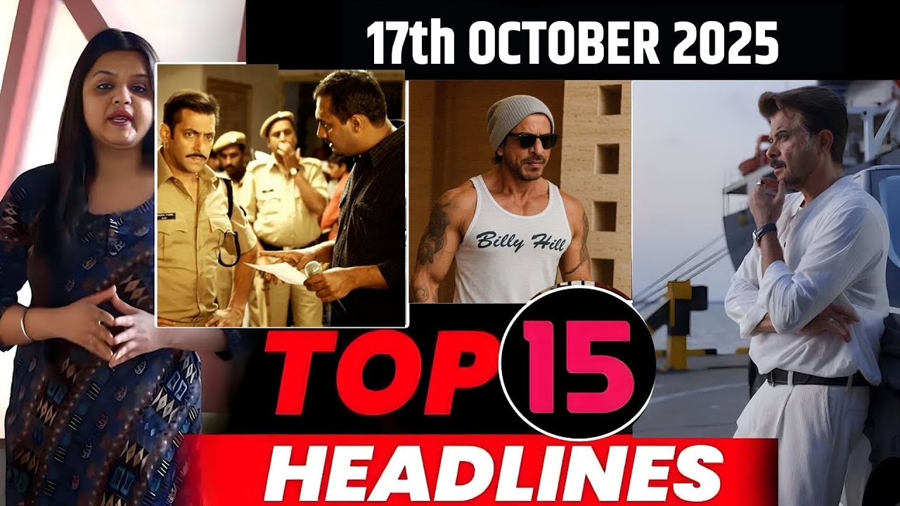 Top 15 Big News of Bollywood | 17th OCTOBER   2025 | Salman Khan , Ramayana, Sunny Deol, Amir Khan