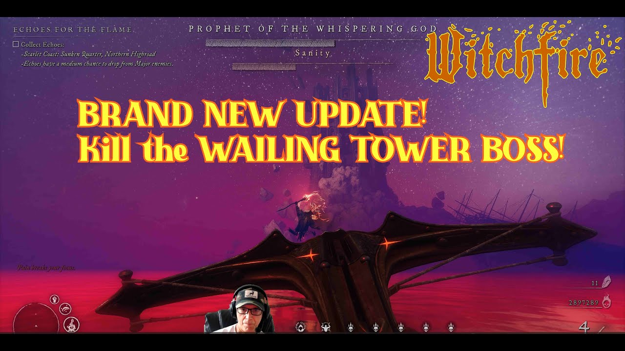 WITCHFIRE!  Kill the TOWER BOSS!   BIG new updates!