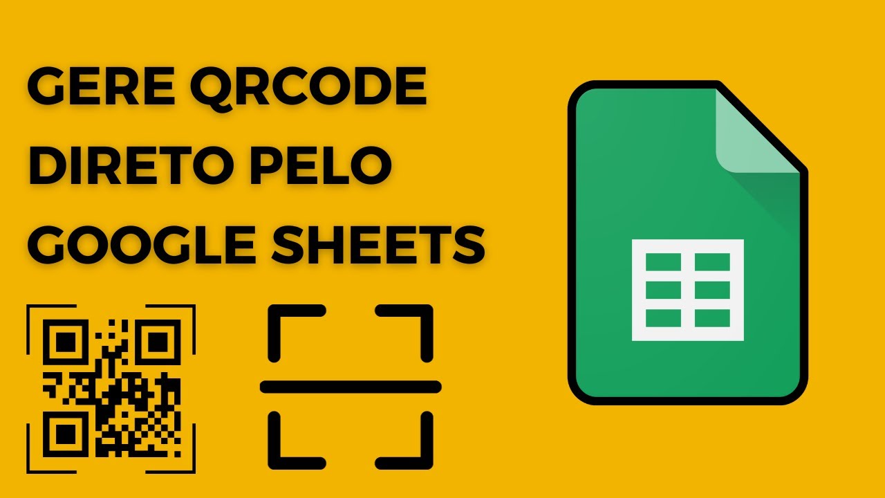Gere QRCODE pelo Google Planilhas