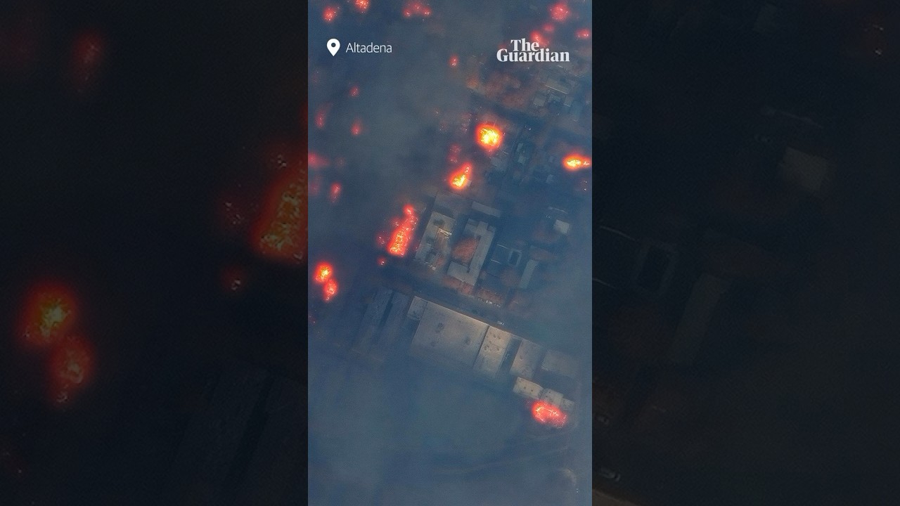 California wildfires: before and after images of Los Angeles fire damage
