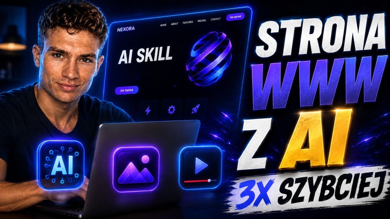 Strona WWW Bez kodowania - Tylko AI i Skill [krok po kroku]