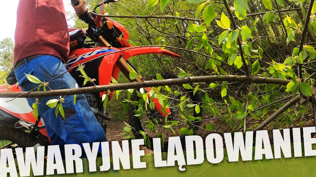 Zawieszenie katapulta w CRF300l. Fatalne rozpoczęcie sezonu. Nad zalew Wilcza Wola. Trasa RATs (TET)