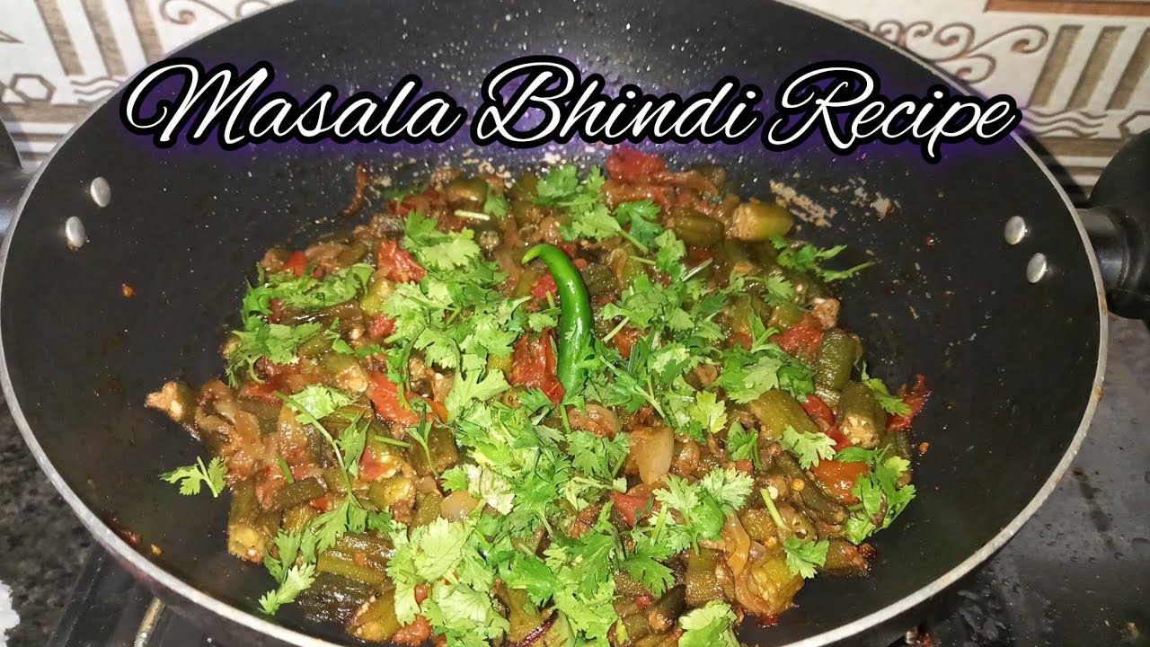 Masala Bhindi Recipe | Bhindi Recipe | fry Bhindi | ladyfinger recipe
