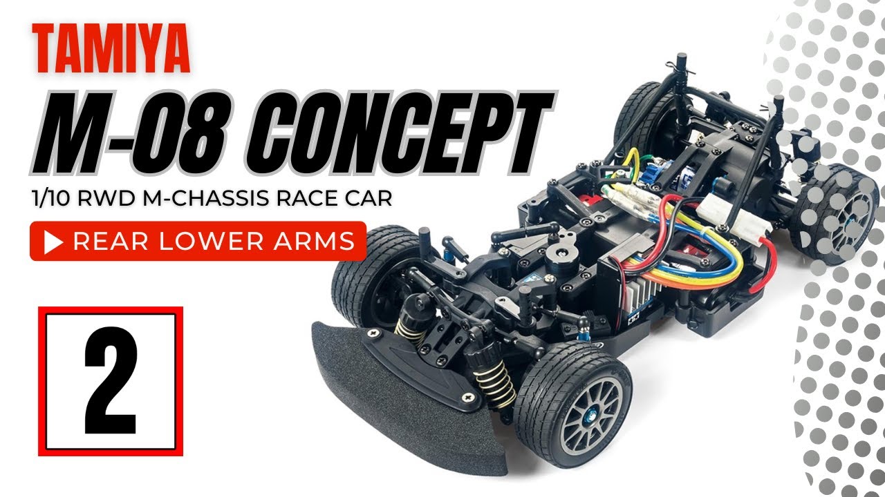 MOTOR & TRANSMISSION | Tamiya M-08 Concept 1/10 RWD Touring Car Chassis Kit 58669 #tamiyarc