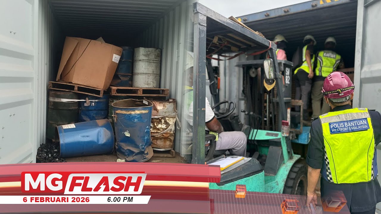 AKPS Tahan 9 Kontena Bawa E-waste Dari AS Seberat 201,303 Kilogram #MGFlash