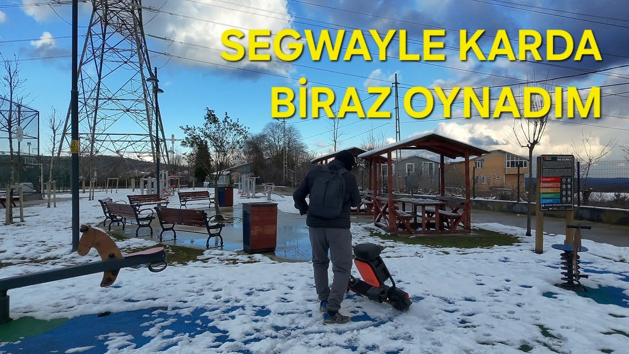 SEGWAY NINEBOT F2 KARDA SÜRÜŞ