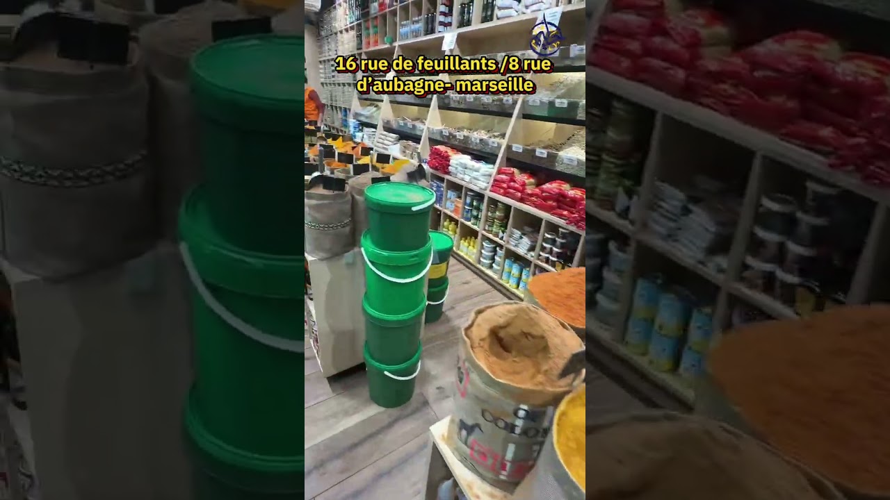 محل عطارة فى مارسيليا فيه كل التوابل والعطور والزيوت والمكسرات #paris #marseille #7alim🇪🇬🇲🇫 