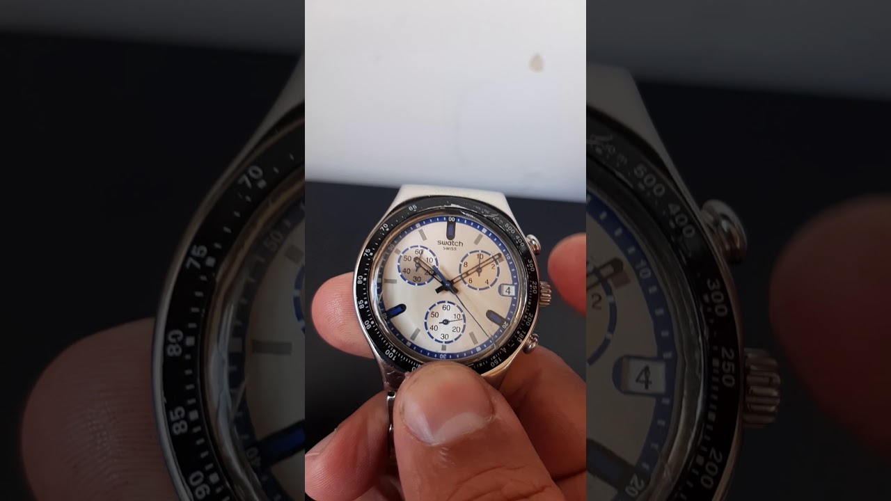 funci&oacute;n cron&oacute;grafo reloj swatch irony
