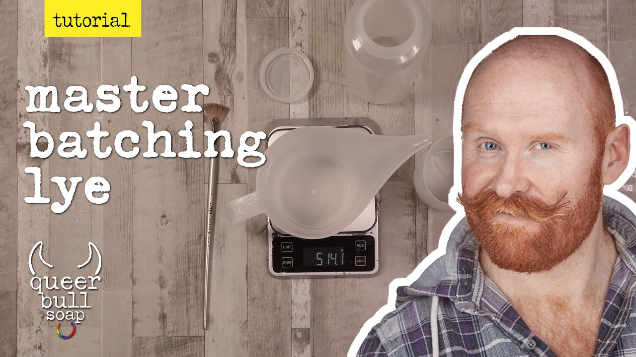 Master batching lye - how and why?