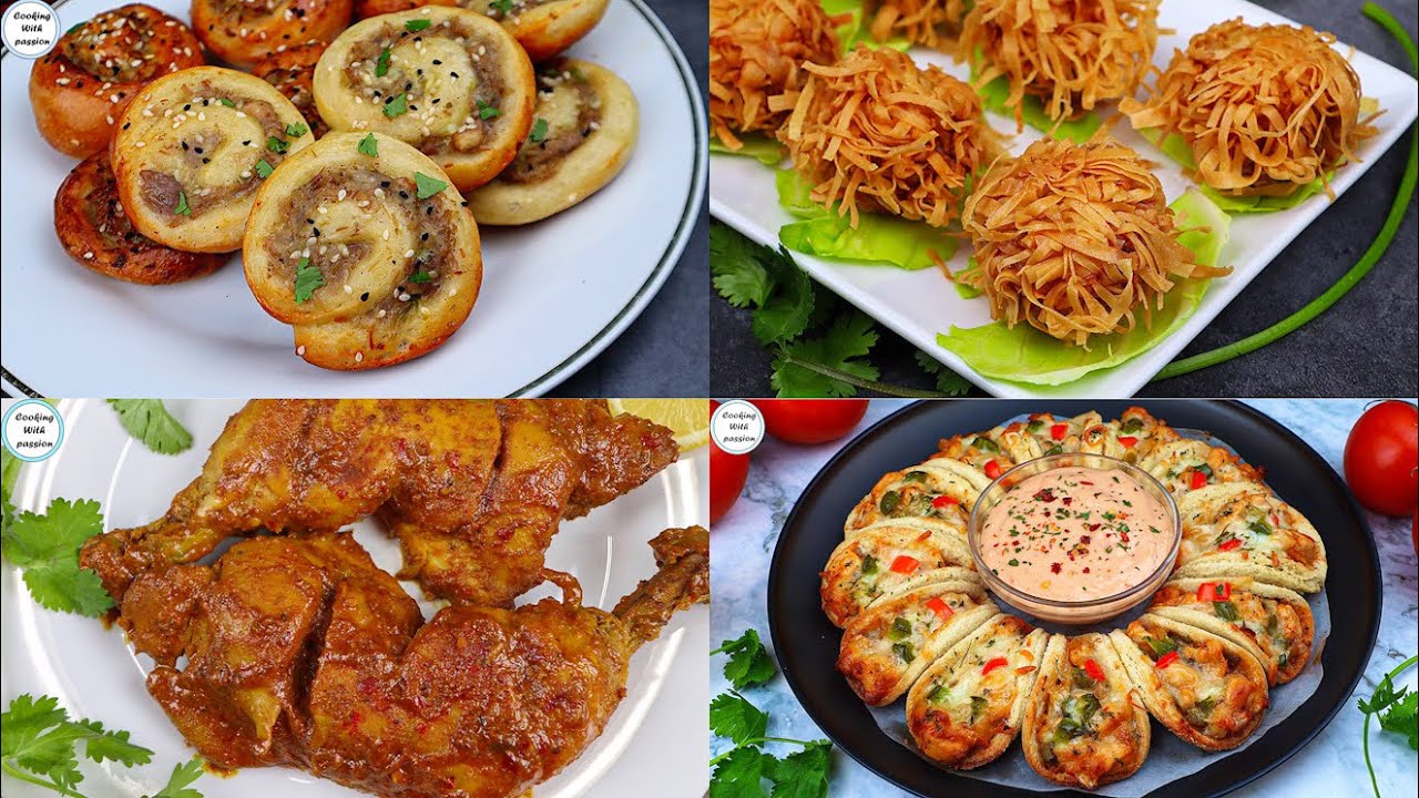 5 Unique Iftar Snacks Ramadan Special Recipes By Cooking With Passion | Kebab & Steam Chicken, Chaat