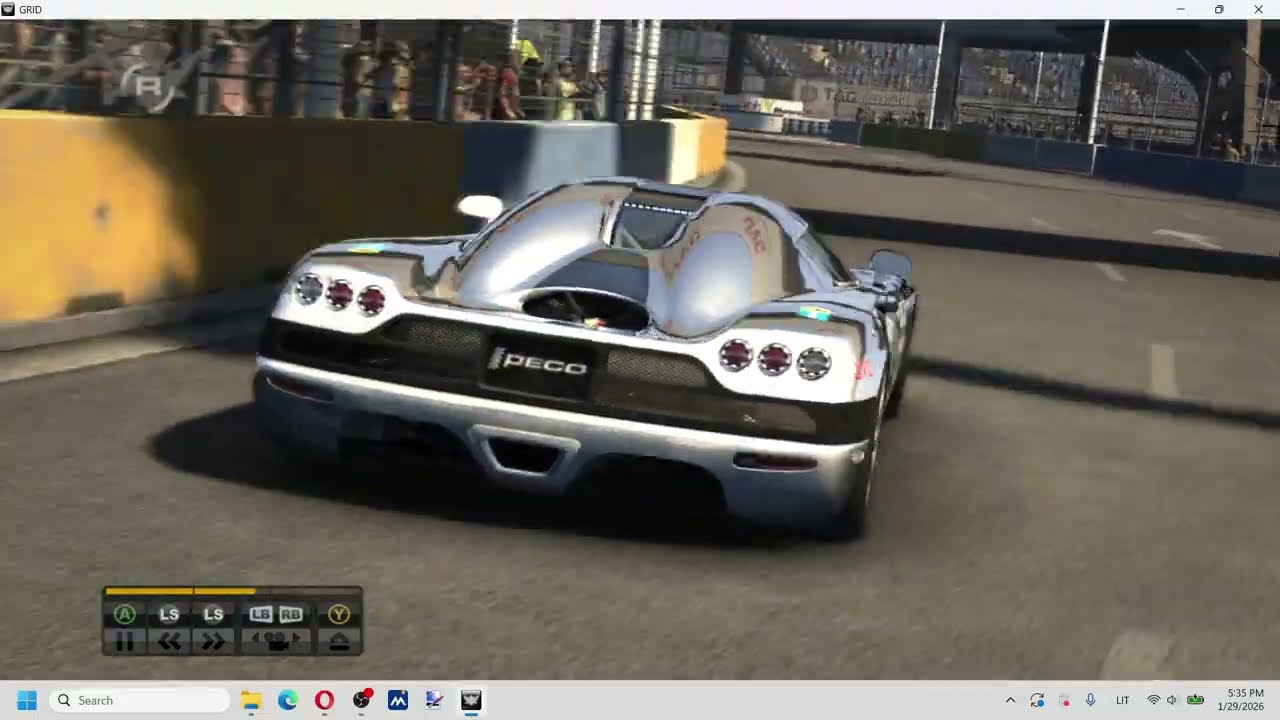 Race Driver GRID Best Replays 266 Long Beach SC B KOENIGSEGG CCXR #8 Hannibal Hendrich