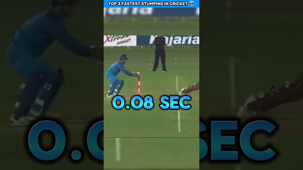 Fastest Stumping In Cricket History । 😱 #shorts #cricketlover #msdhoni