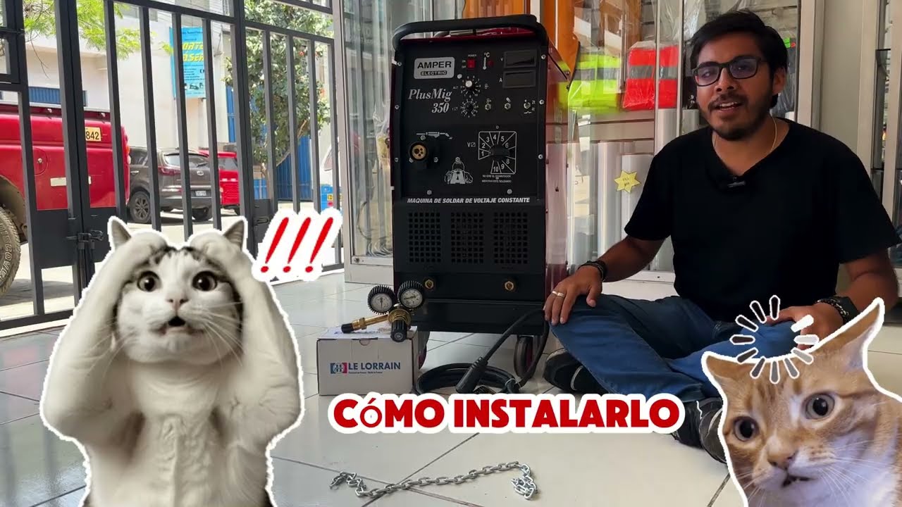 NSTALACION DE  MAQUINA DE SOLDAR PLUS MIG 350 - PARA PROVINCIA