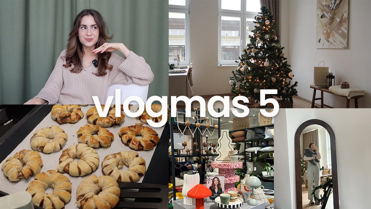 VLOGMAS 5: csajos sütögetés és Q&A: van-e autóm, a stúdió forgalma, hova utazom legközelebb?