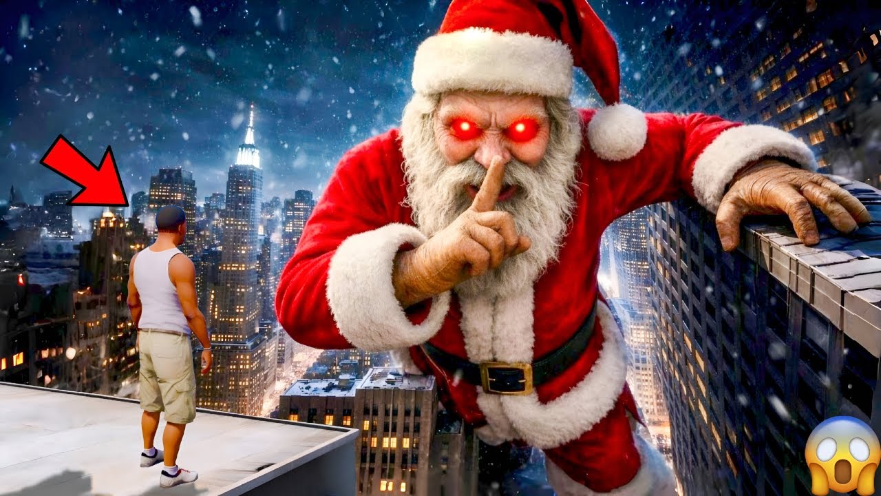 GTA 5 : Franklin Escaped From Evil Santa Claus In GTA 5😭| Gta 5 Tamil