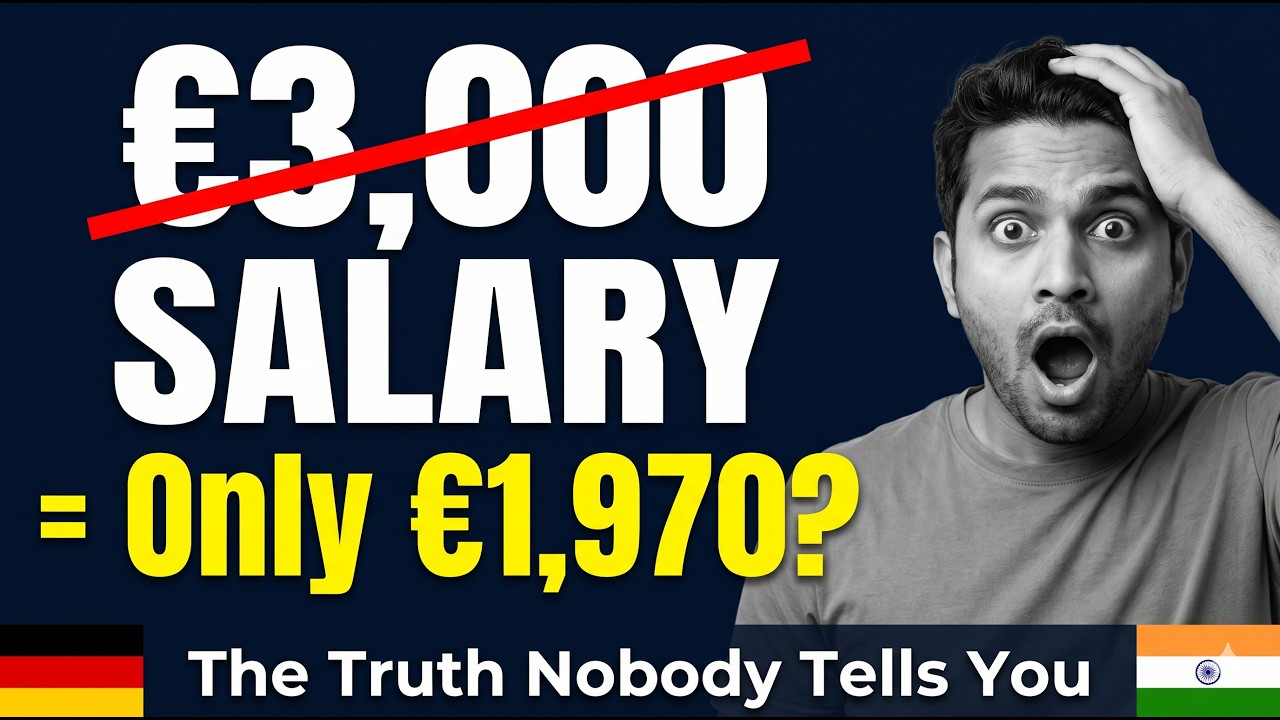 &euro;3,000 Gross vs How Much Indians Actually Get (Brutto Netto 2025)