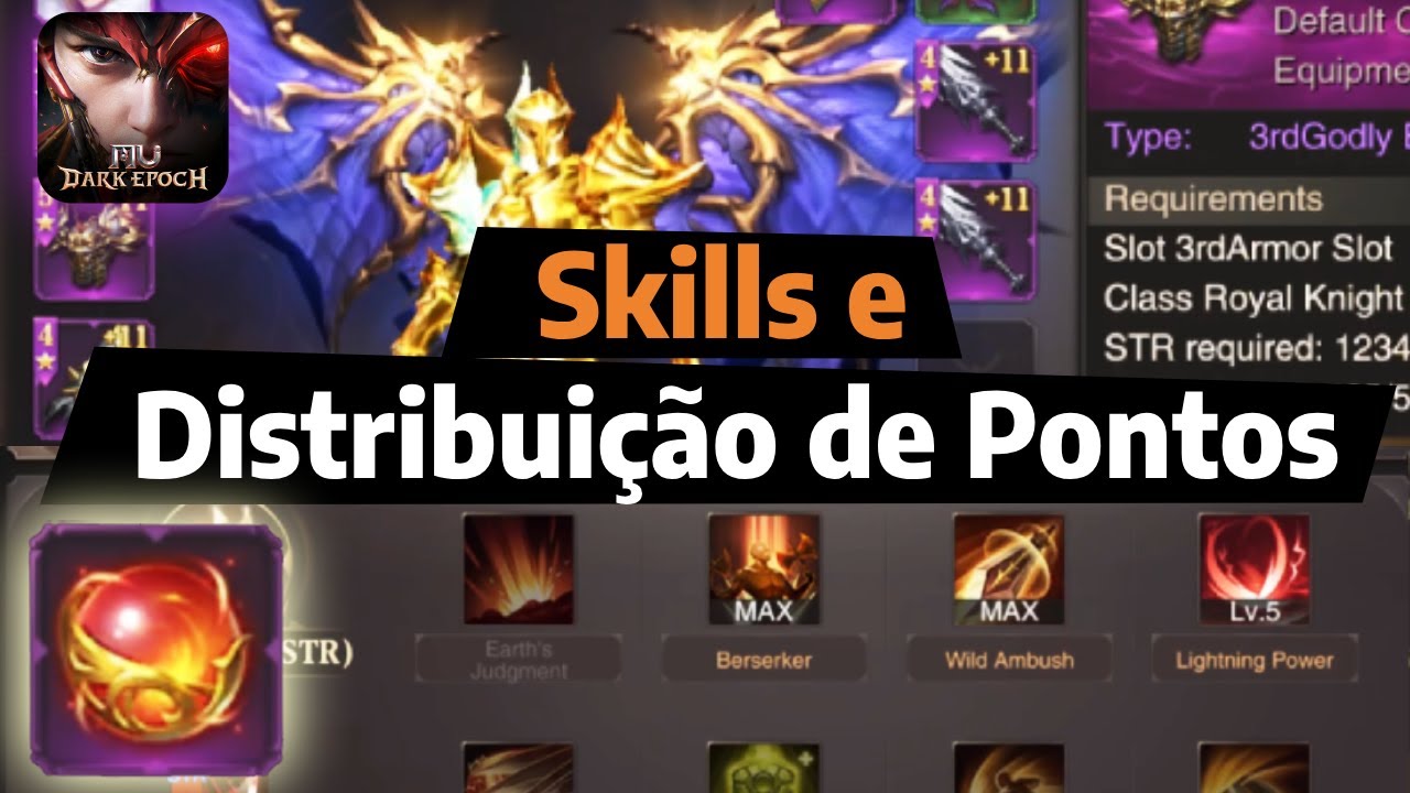 Skills e Pontos no MU: Dark Epoch - Otimize Seu Personagem!