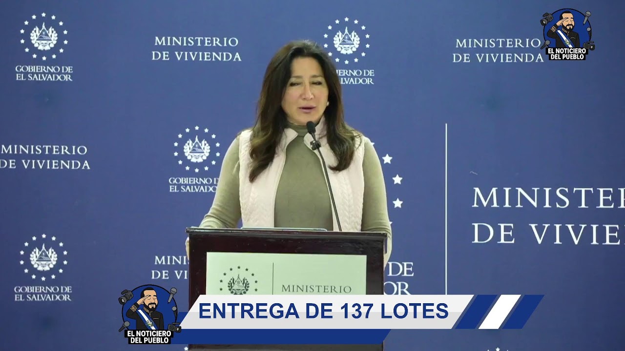 ENTREGA DE 137 LOTES MINISTERIO DE VIVIENDA
