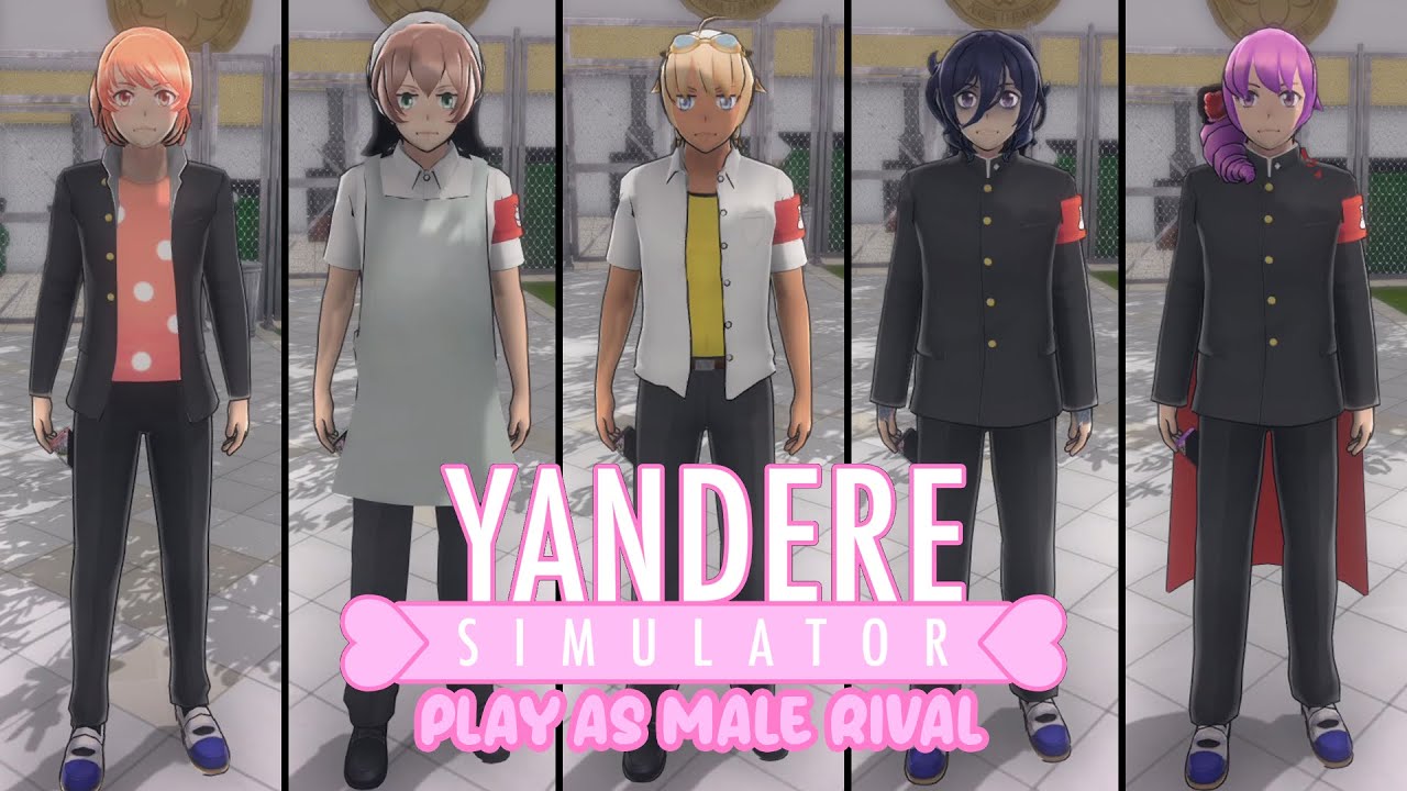 Play As Male Rival in Yandere Simulator