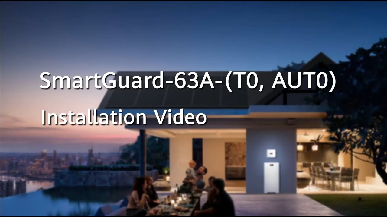 Residential solution (Inverter MAP0 + LUNA S0/S1 + SmartGuard) Installation Video