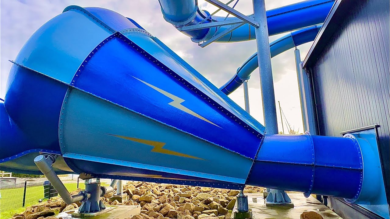 Dizzying Funnel Water Slide at De Kuilart, Netherlands