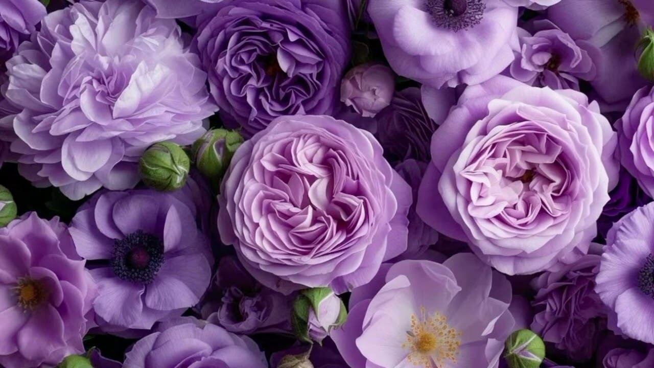 Purple Screen Saver | Flowers Purple | Screensaver