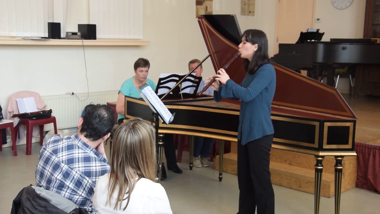 J.S. Bach - Organ Trio Sonata in d-minor BWV 527 on recorder