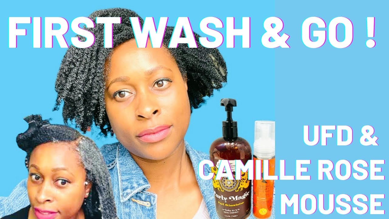 First Weekly Wash & Go After Salon Visit ✨Camille Rose Spiked Mousse and UFD
