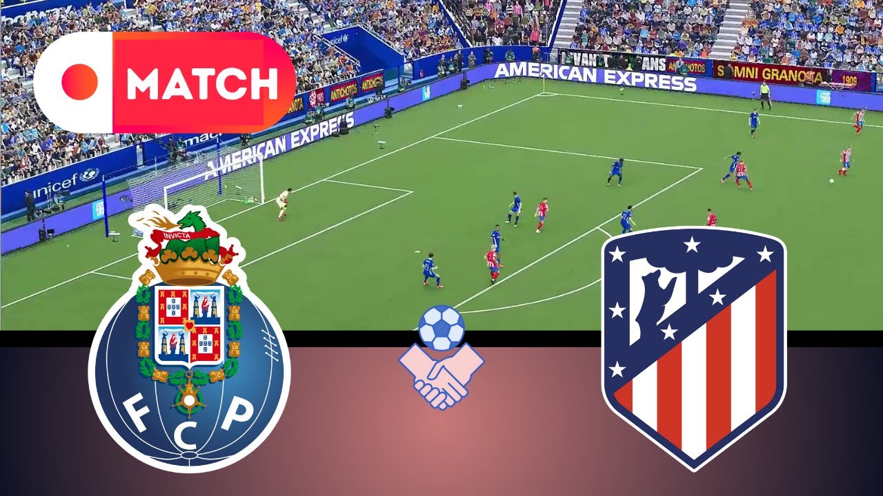 ATLETICO MADRID vs FC PORTO | Club Friendly 2025 | PES 21 Realistic eFootball Simulation