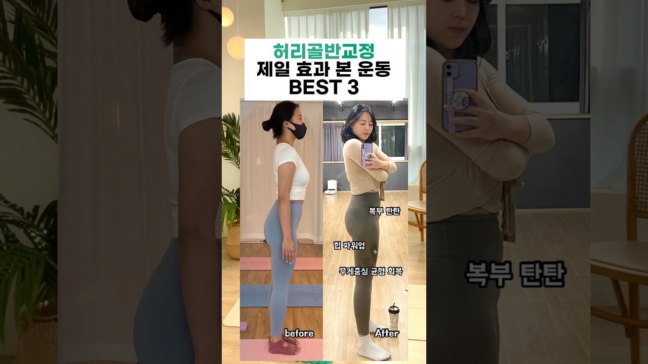 내가 척추골반교정에 가장 효과본 베스트 운동 3가지 #snpe #1번동작 #L무브 #3번동작 #골반교정