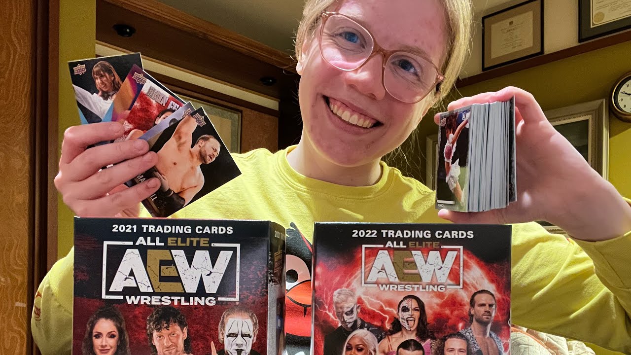 ASMR AEW Card Opening