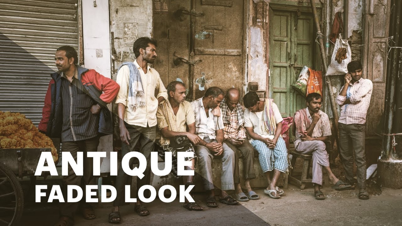 Create an Antique Faded Look