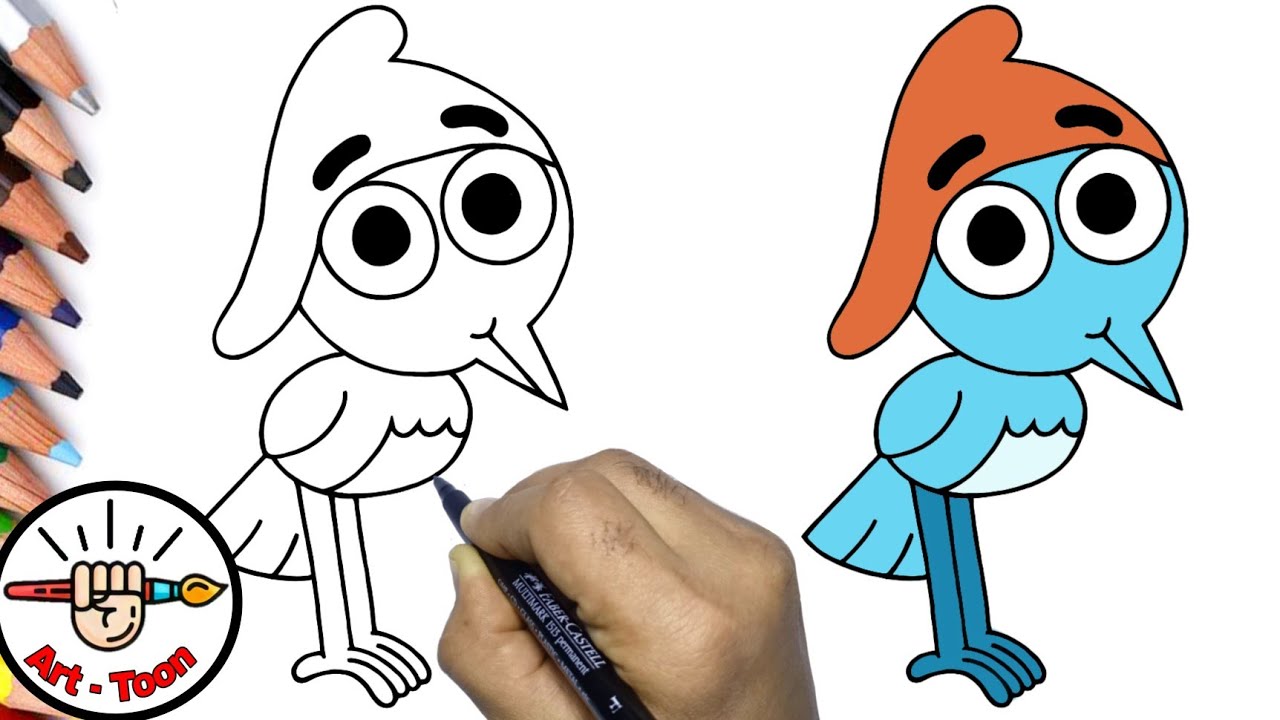 how to draw Bert from Ivandoe step by step easy