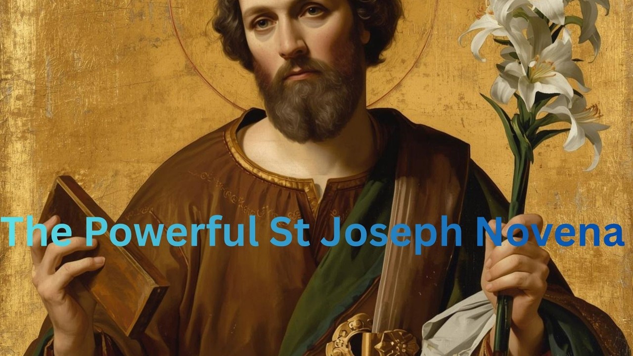 Powerful St Joseph Novena  | Pray for Miracles, Protection & Impossible Intentions-(March 10–19)