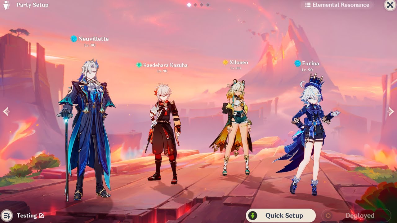 [5.1] Rotation &diams;️ Neuvillette Hypercarry &diams;️ Neuvillette Kazuha Xilonen Furina